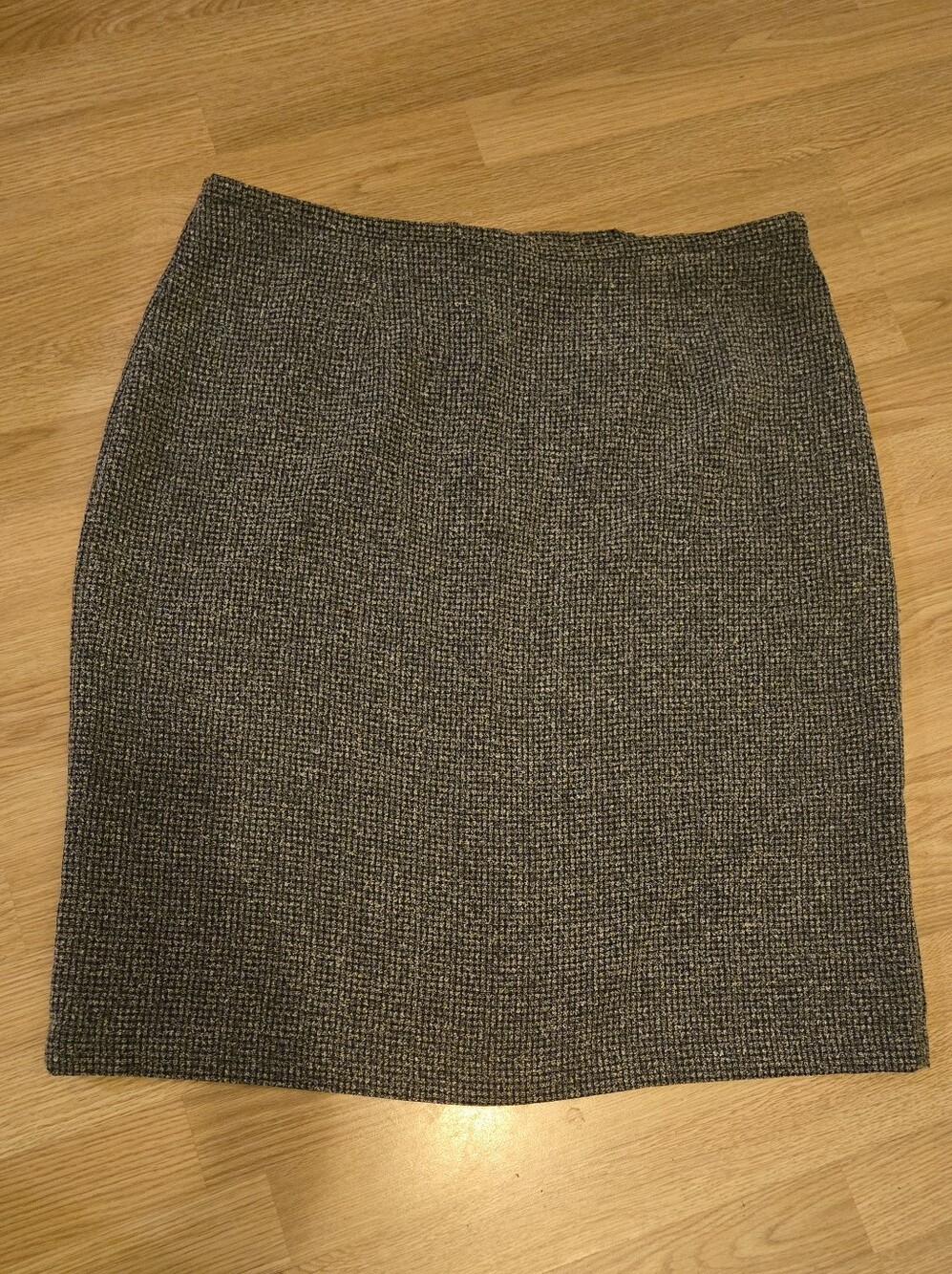 Vintage Classic Grey Professional Midi Pencil Skirt - Women's